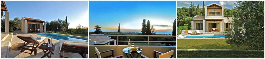 isole dello IONIO IONICHE CEFALONIA casa indipendente balcone terrazzo veranda terrazza vista panoramica mare tramonto villa esclusiva con piscina giardino barbecue parcheggio