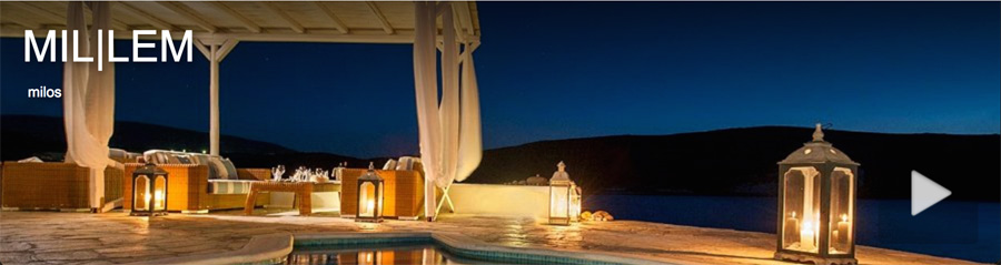 MILOS architettura cicladica hotel de charme boutique case tradizionali indipendenti con piscina resort sulla spiaggia bungalow residence maisonette