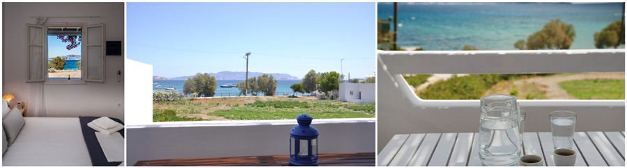 GREECE CYCLADES MILOS ISLAND bed and breakfast accommodations boutique hotel rooms to let guesthouse suite maisonette beach greek islands greece rooms for rent