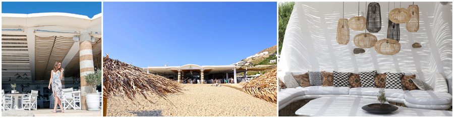 MYKONOS ORNOS KALO LIVADI villa esclusiva indipendente con piscina giardino barbecue affitti estivi settimanali luglio agosto spiaggia di sabbia bianca attrezzata privata sdraio ombrelloni lettini 