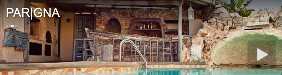 PAROS PARO ville indipendenti con piscina privata casa sul mare resort di lusso bungalow sulla spiaggia volo diretto aliscafo traghetto veloce noleggio auto
