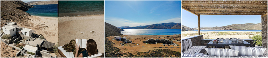 SERIFOS GRECIA resort sul mare case sulla spiaggia ville indipendenti con piscina accesso diretto spiaggia